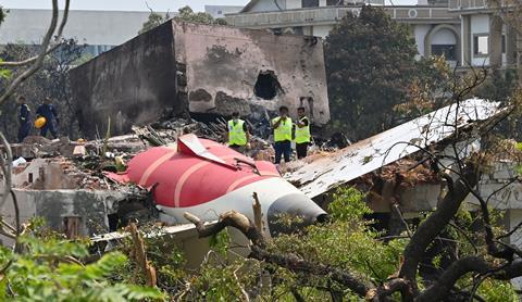 Air India 787 wreckage