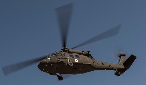 Afghan air force UH-60A
