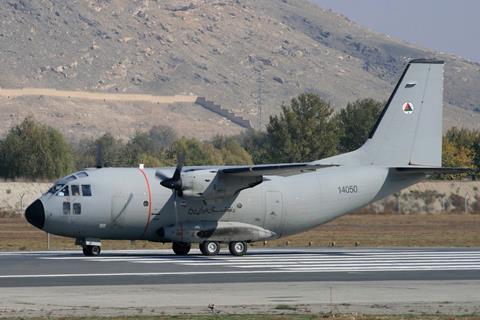Afghan air force C-27A