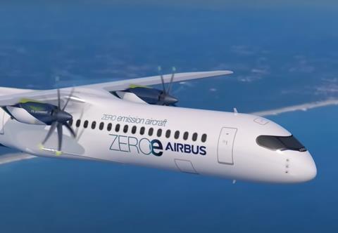 Airbus ZeroE turboprop-c-Airbus