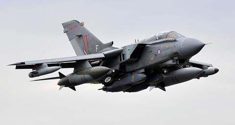 RAF Tornado GR4 with Storm Shadows