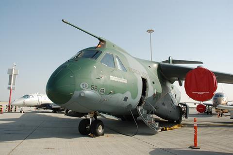 KC-390 at Dubai air show