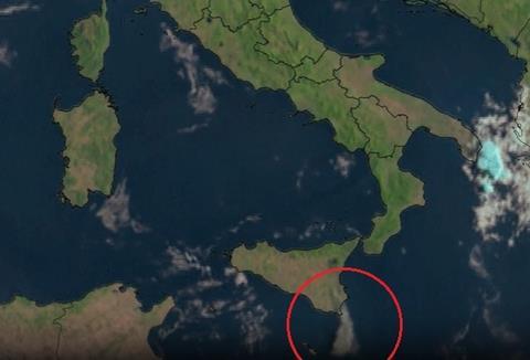 Etna plume-c-Italian Meteorological Service