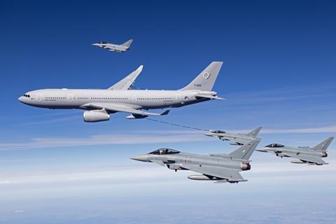 MMF A330 MRTT with Eurofighters