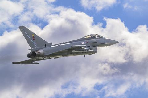 Typhoon with ECRS Mk2 side