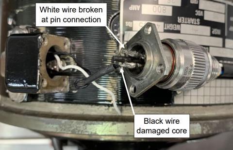 ATR incident wire damage-c-AAIB