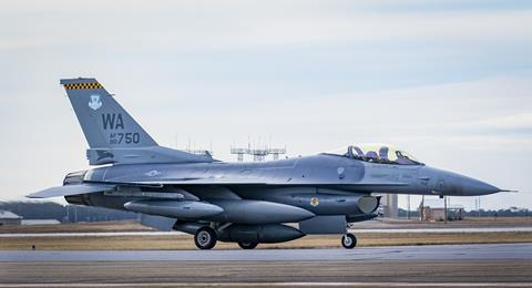 F-16 Venom autonomy c USAF