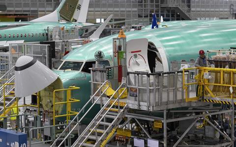 Boeing's Renton production site on 15 June 2022