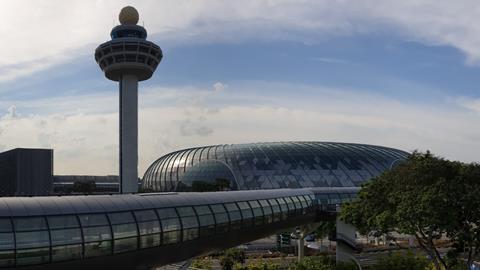 Tour de contrôle de l'aéroport Jewel Changi