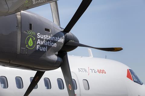 ATR Sustainable Aviation Fuel