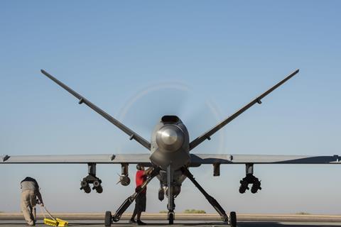 MQ-9 Block 5 Shot from of aircraft - hi-res image