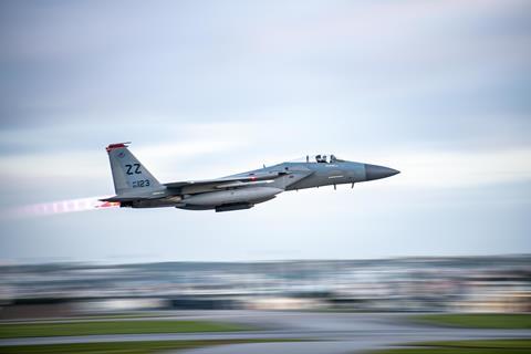 F-15 Takeoff red flag alaska