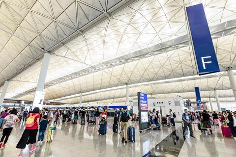 Hong Kong airport Shutterstock