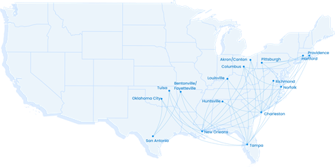 Breeze Launch Route Map