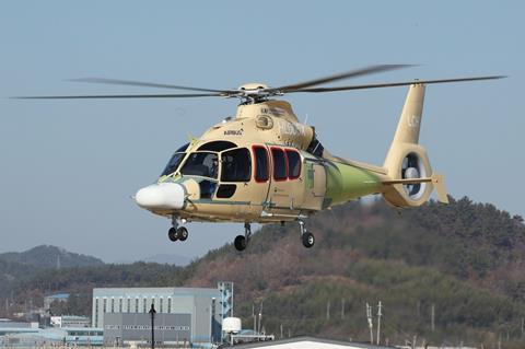 The first Korea-produced LCH flew for 20 minutes on 5 December KAI