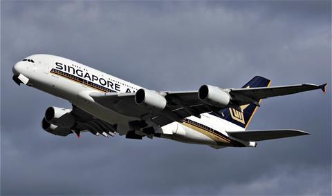 SIA Singapore Airlines Airbus A380