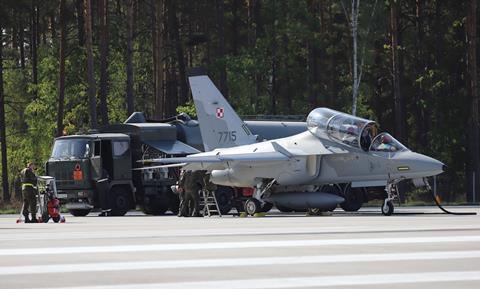 Polish M-346 road strip