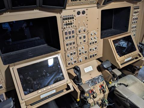 KC-46 Remote Vision System boom operators' station