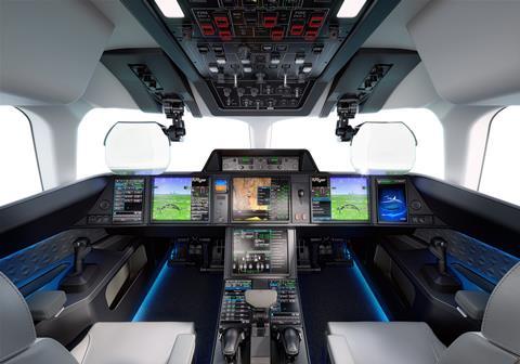 Falcon 10X cockpit