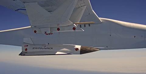 TalonA Roc separation test Stratolaunch