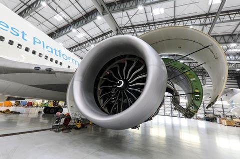 GE9X 747 testbed