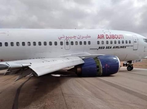 Air Djibouti 737 accident-c-via Twitter