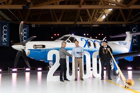 Handover of the 2,000th PC-12-c-Pilatus Aircraft