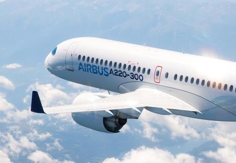Airbus A220-300 in flight-c-Airbus