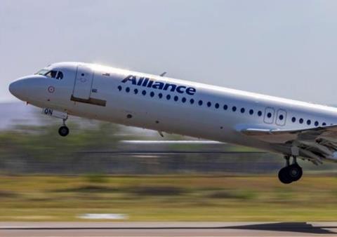 Alliance Fokker 100 incident-c-ATSB