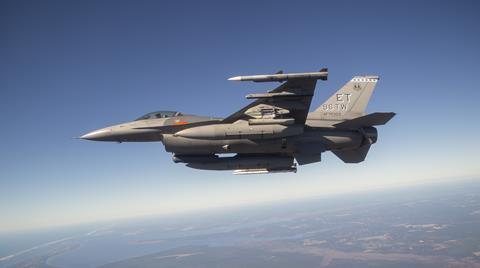 F-16 with APKWS rockets