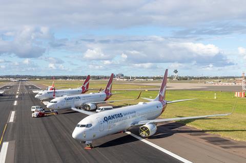 Aircraft parked at SYD