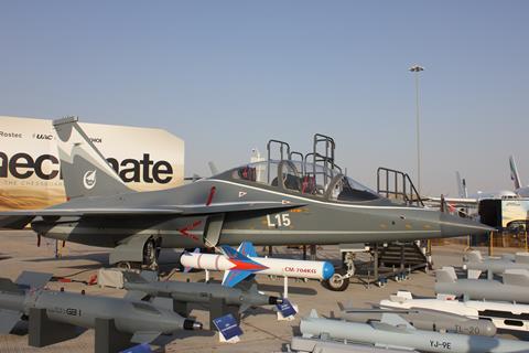 L-15 at 2021 Dubai air show