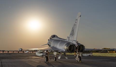 Qatar Typhoon at Warton
