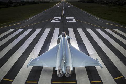 RAF Typhoon Warton threshold