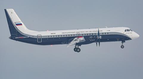 Il-114-300 2nd flight-c-United Aircraft