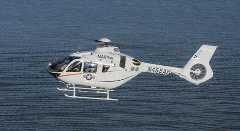 Airbus H135 in US Navy colours