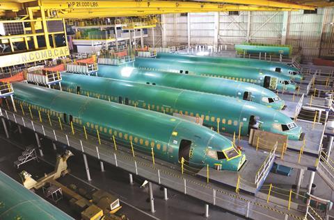 737 assembly c Spirit AeroSystems