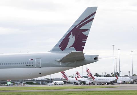 Qatar and Virgin Australia aircraft - James D. Morgan_Getty Images for Virgin Australia. Morgan_Getty Images for Virgin Australia. Morgan_Getty Images for Virgin Australia