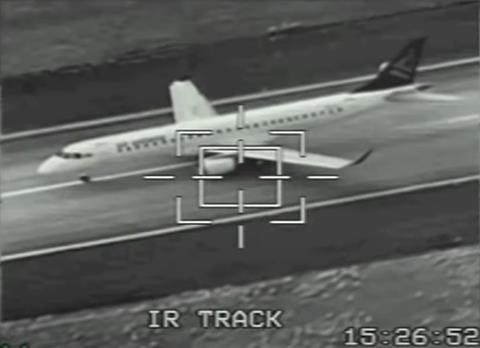 Astana E190 air force footage