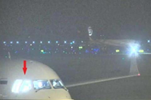 Tu-204 fire flash-c-CAAC