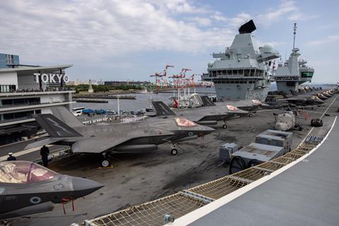 HMS Prince of Wales in Tokyo