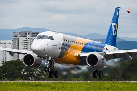 E175-E2 first flight-c-Embraer