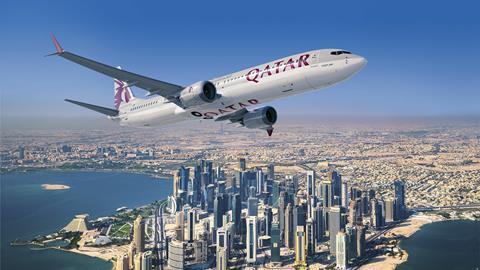 Qatar Airways 737 Max 10