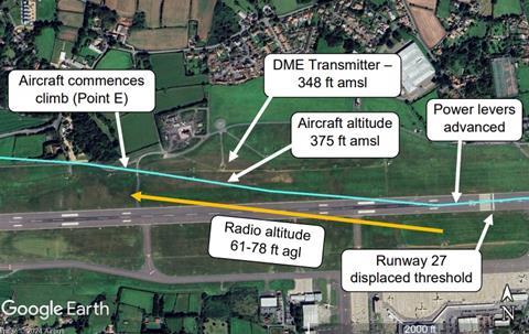 Guernsey ATR incident map-c-AAIB