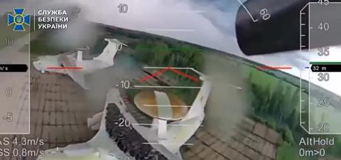 Russian A-50 Ukraine drone strike