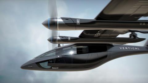 Vertical Aerospace c Rolls-Royce