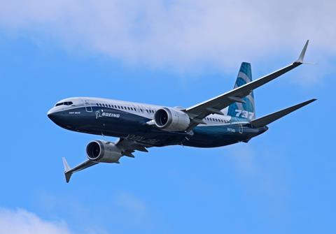 Boeing 737 Max 8 house colours 1