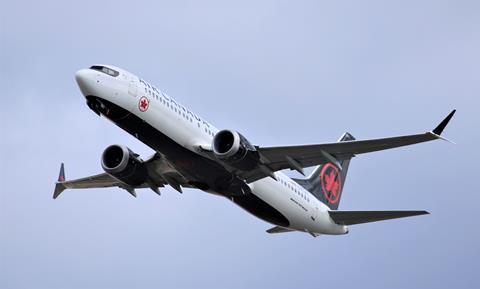 Air Canada Boeing 737 Max 8