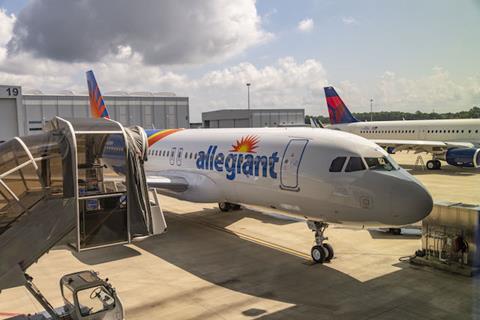 Allegiant first new A320 from Airbus Mobile