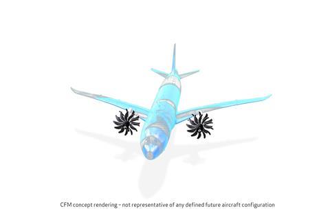 CFM representation of its RISE open fan